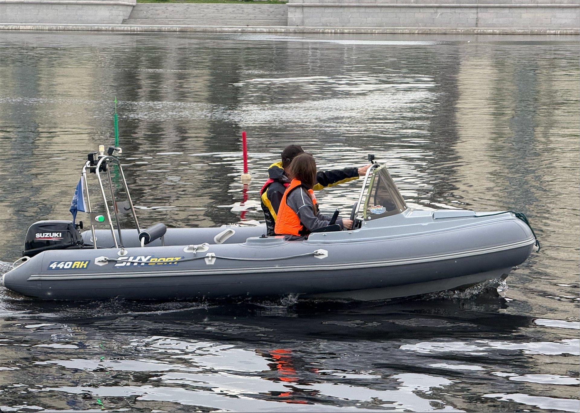 SkyBoat 440RD РИБ Школы Причал